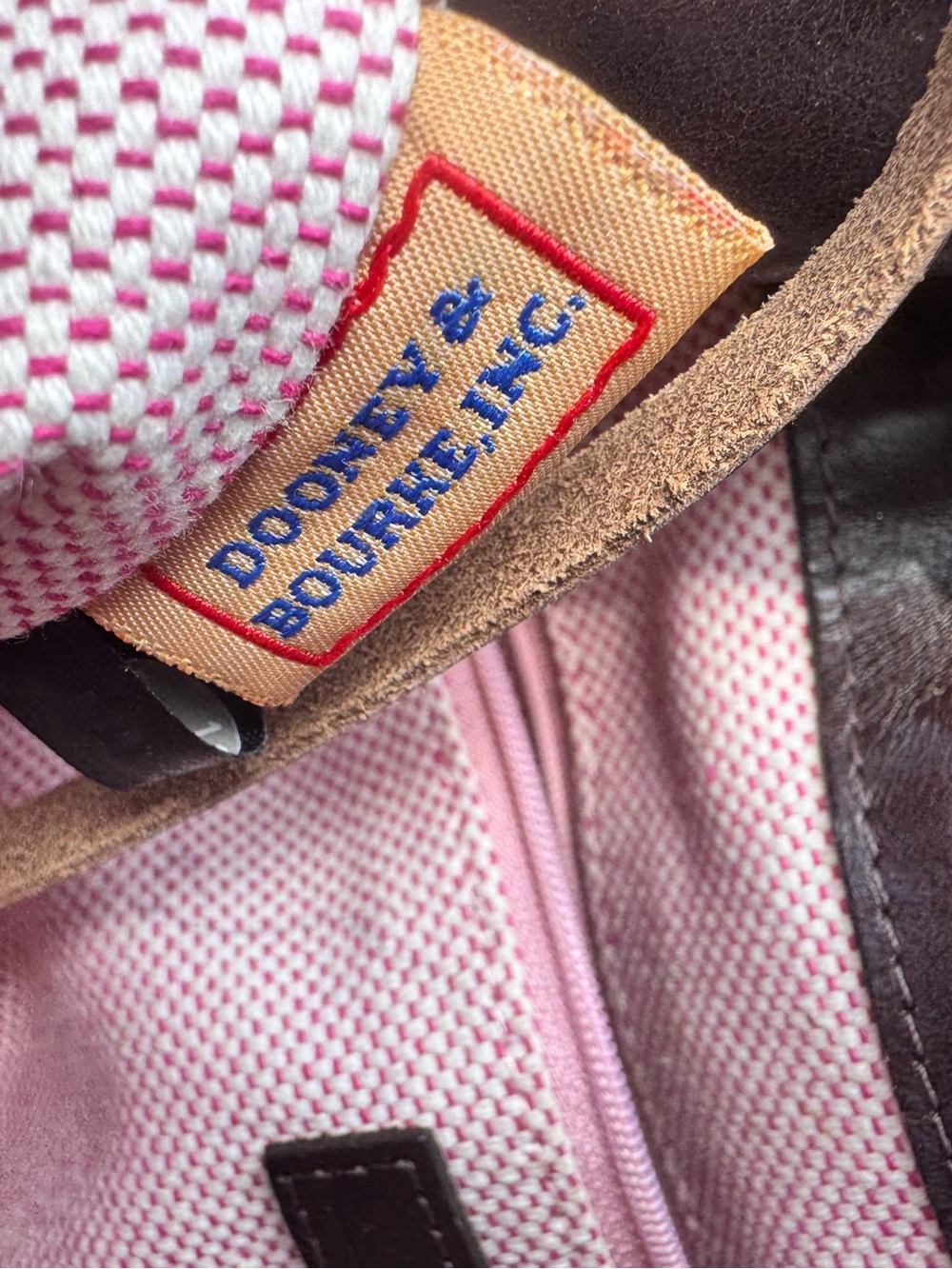 Dooney & Bourke Giraffe Print Drawstring Bucket Bag Leather Shoulder Purse 2008 - Picture 10 of 11